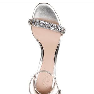 Evening jeweled shoes